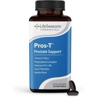 Pros-T - Prostate Support Supplement - Saw Palmetto, Phytosterol, Zinc, Nettle, Vitamin D-3 & B6 - P