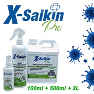 READY STOCK- Sanitizer Multi Surface Disinfectant (X-saikin pro) 100% natural With UKM UNIPEQ & SIRI