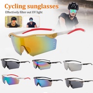 Fashion Personalized Half Frame Color Cycling Windproof Sunglasses Men's Women Outdoor Sports Mountain Bike Sunscreen Sunshade Glasses UV400