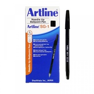 Artline 0.7mm Black Pen EGB-SG1/Black Ballpoint Pen one Pack