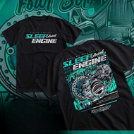 【Premium  T-Shirt】GXG V221 4 Stroke Sleep Engine Enthusiast T-Shirt Distro
