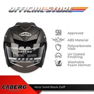 Caberg Helmet Nozz Solid Black Doft Half Face
