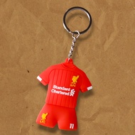 Ganci Keychain Rubber LIVERPOOL Mohamed Salah Football Club Jersey Model