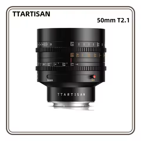 TTARTISAN 35mm 50mm T2.1 Cine Lens Dual Bokeh Full Frame Manual Focus Lenses for Canon RF Sony E Nik