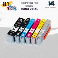 Compatible Canon ink cartridge 750xl |751xl 750 XL 751XL for PIXMA Printer MG5570|MG5470|MG5670
