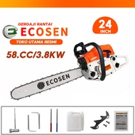 ECOSEN Chainsaw 2Tak 20/22/24"  Gergaji Mesin Chainsaw