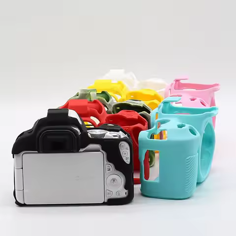 Silicone Case suitable for Canon 200D large single silicone protective sleeve camera bag