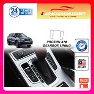 Proton X70 gearbox chrome lining trim console box interior silver accessories