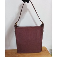 Preloved RENOMA Canvas Leather Shoulder Bag