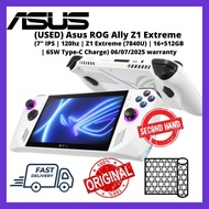 (USED) Asus ROG ALLY Z1 Extreme 2nd Hand (7" IPS | 120hz | 16+512GB | 65W Type-C Charging) 1 month w