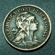 Portuguese 2nd Republic 50 Centavos 1944