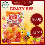 ROSHEN Candy Crazy Bee Candy Gummy Halal Gummy Viral Gula Gula Viral Makanan Viral Roshen Crazy Bee 