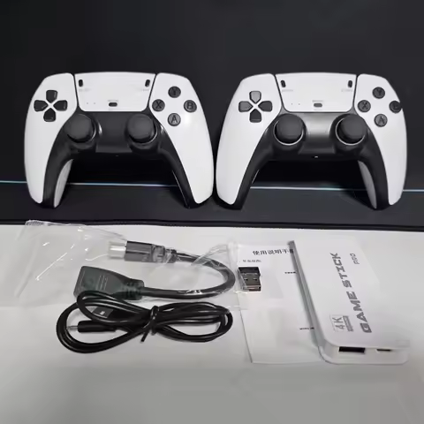 M15 Game Stick 4K HD Retro Handheld Game Consoles Wireless Controller 20000+ Classic Game Portable V