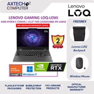 Lenovo LOQ 15ARP9 83JC00LEMJ 15.6'' FHD 144Hz Gaming Laptop ( Ryzen 5 7235HS, 12GB, 512GB SSD, RTX40