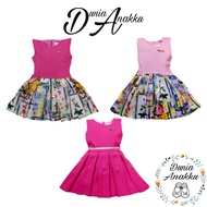 【DUNIA ANAKKU】BABY DRESS BABY GIRLS DRESS BABY GIRL FLORAL DRESS KIDS BABY GIRL DRESS BABY GIRL SUMM