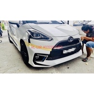 Toyota sienta modelista modellista Bodykit body kit skirt front rear lip spoiler side door panel chr