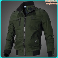 Jacket men Clothing Army Tactical Men's Windbreaker cotton Jacket Outwear New Casacos Zipper Cargo j