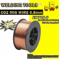 CO2 MIG WIRE COIL 1kg x 0.8MM (Suitable for All MIG Welding Machine) MIG Welding Wire For Steel ER70