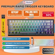Attack Shark X68 HE Wired Gaming Keyboard Polling Rate 8000Hz, 0.01mm Rapid Trigger, LED RGB