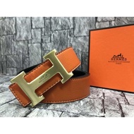 Hermes Leather Belt MEN's Hermes men's belt GJBK