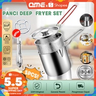 Sunland Deep Fryer 5 In 1 Multi Deep Fryer Boiled Frying Pan Stainless Steel Food Strainer Capitan M