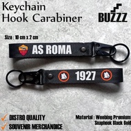 GANTUNGAN Ct_C1077 As Roma Keychain - Roma Keychain - As Roma Carabiner - Bila As Roma Club Keychain