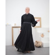 Aska.id - DIANA RUFFLE DRESS SEQUENCE GAMIS DRESS