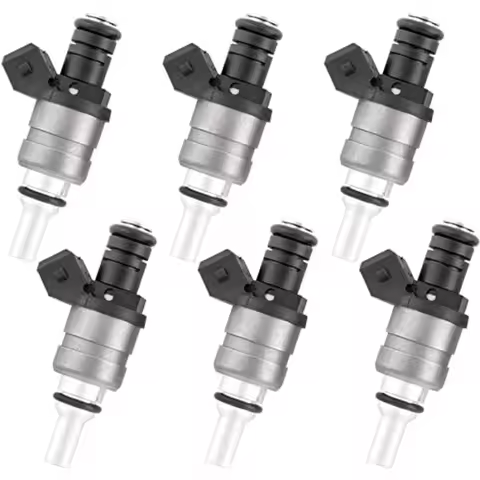 6Pcs Fuel Injector Nozzle 1427240 for BMW E46 E39 X3 Z3 Z4 3 5 Siemens Deka Flow Matched Engine 2.5L