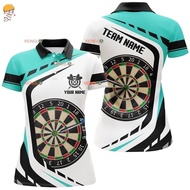 Personalized 3D printed jersey men's dart polo shirt team player dart uniform TDM1365- short sleeved