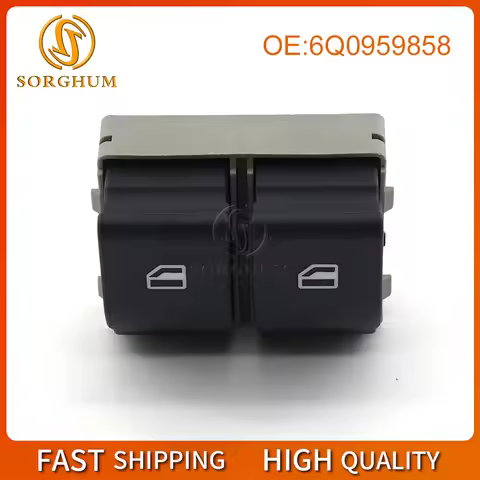 Sorghum 6Q0959858 6Q0 959 858 Car Electric Window Control Switch For Audi For VW Polo 9N Seat Ibiza 