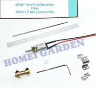 Bộ KIT truyền động bánh răng mô hình xoay động cơ N20 thanh răng bánh răng khớp đồng ... HM0606