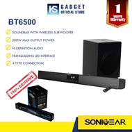 SonicGear BT6500 Bluetooth 5.0 SoundBar With Wireless Subwoofer