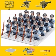 EK368 Lego Mainan Balok Susun Tentara Militer WW2 National Army SWAT P