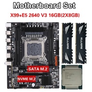 Kllisre X99 motherboard set Xeon E5 2640 V3 LGA2011-3 CPU 2pcs X 8GB =16GB 2666MHz DDR4 memory