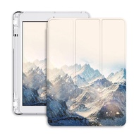 iPad 筆槽款保護套 10.2三折9.7寸平板殼air4新10.9寸pro11 air5套