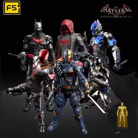 6pcs F5 Batman Arkham Knight Assembled Model Blind Box 10cm Action Figures Collection Hobby Model Or