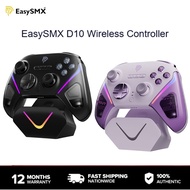 EasySMX D10 Wireless Controller Bluetooth RGB Gamepad with TMR Sticks Joystick Hall Effect Micro Tri