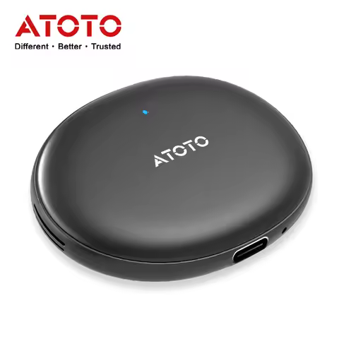ATOTO Smart Car Android Auto Wireless Carplay Adapter Automotive AI TV Video Box Car Ring Kit Blueto