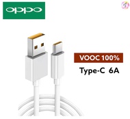 สายชาร์จด่วน OPPO TypeC 6A. ชาร์จเร็ว Super Vooc สายชาร์จตัวใหม่ Reno4 Reno4Z Reno5 Reno6 Reno6Z FindX2 FindX3 A94 A54