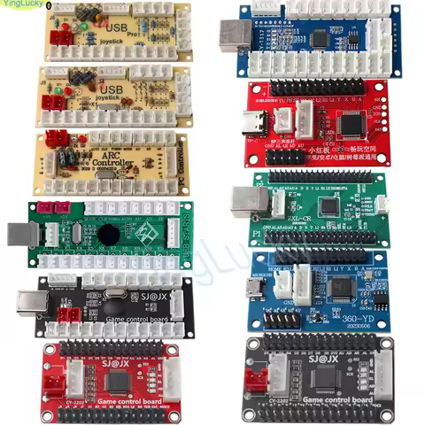 Arcade Joystick Zero Delay Board Controller Pc PS3 XBOX 360 Raspberry Pi Arcade Game Usb Android Con
