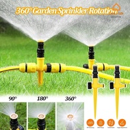Household Garden Lawn Sprinkler/ 360° Rotation Automatic Watering Spray Nozzle/ Universal Greenhouse