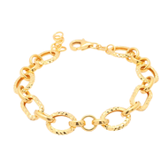 TAKA Jewellery 916 Gold Bracelet Links