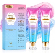 Niacinamide Whitening Toothpaste 2 Pack, Mint Toothpaste for Fresh Breath & Teeth Cleaning, Daily Or