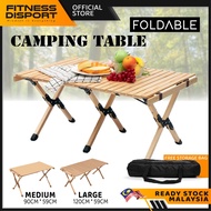 Luxury Wooden Camping Table Portable Egg Roll Table Outdoor Folding Table Outdoor Camping Glamping P
