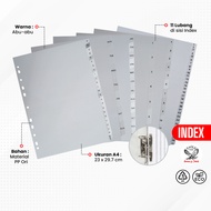 EAGLE A4 Binder Divider Various Index TABS Plastic Divider/ Odner Divider Index/ File Divider Index
