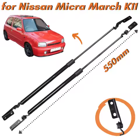 Qty(2) Car Tailgate Gas Spring Struts for Nissan Micra March K11 Hatchback 1992-2002 for Nissan Veri