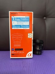 超平 完美無瑕 全套有盒 香港行貨 Sony SAL 85 85mm F1.4 ZA Sony A Mount