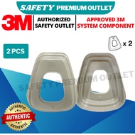 [ORIGINAL] 3M 501 Filter Retainer [2 Pcs in 1 Pack] For 3M 5935 P3R 3M Gas Mask Painting Filter Resp