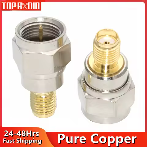 1PC F TV Plug Male To SMA Female Jack Adapter RF Antenna Cable Connector Coax Converter for Antennas