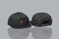 Topi 5 Panel Carhartt Military Short Visor black Cap Hight Quality Full Tag